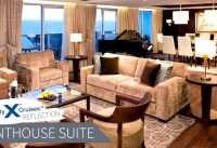 Celebrity Reflection | Penthouse Suite Full Walkthrough Tour & Review 4K | Celebrity Cruises